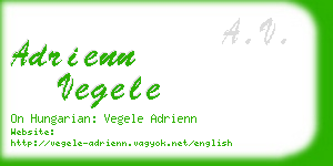 adrienn vegele business card